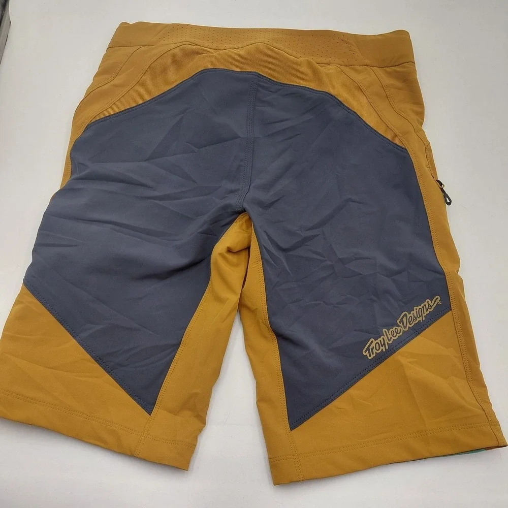 Troy Lee Designs Ruckus Shorts 36 Cyclist Lined Mountain Biking Riding Yellow